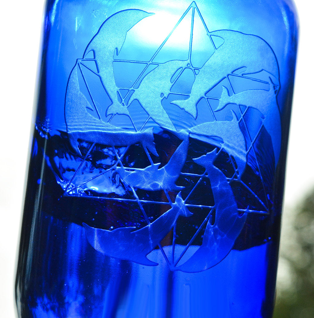 Dolphin Blue Bottle Love Big (Gallon)