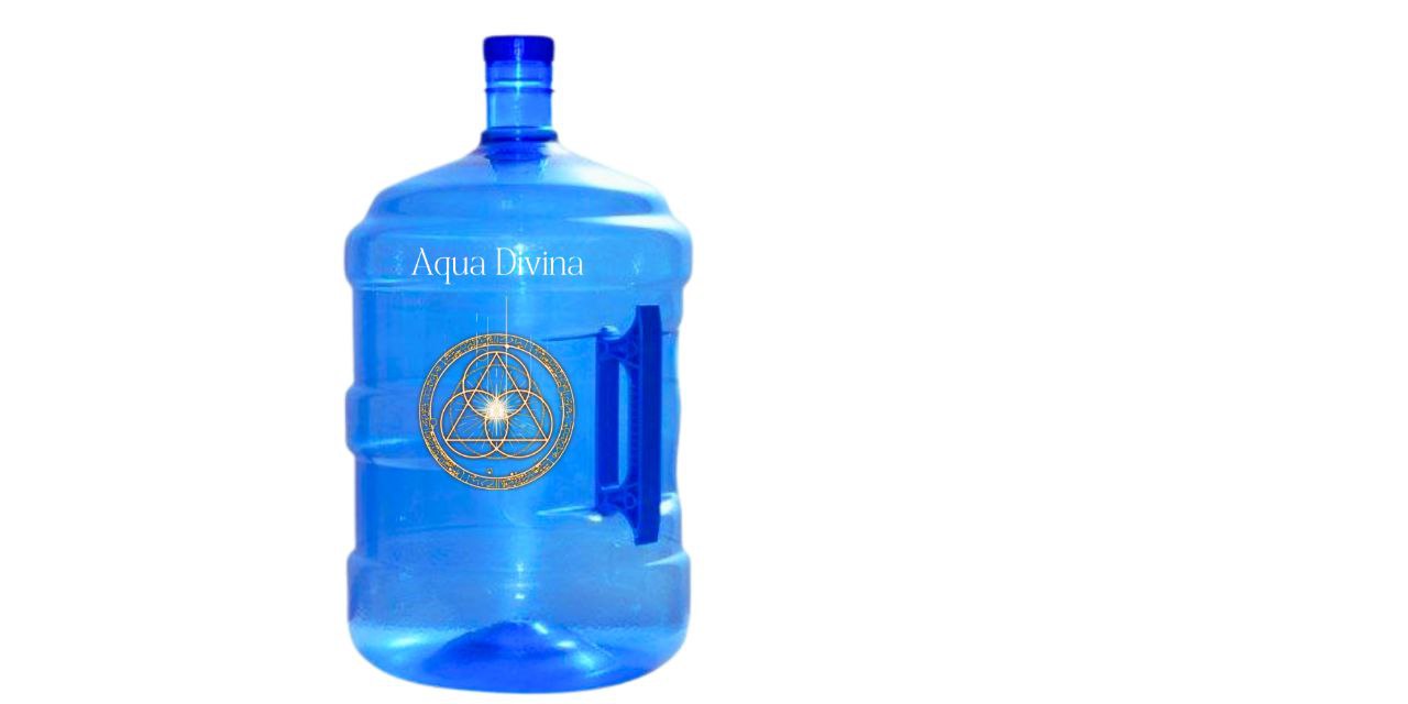 Aqua Divina BIG SPRING WATER BOTTLE 3x 5 Gallon (18,9L)