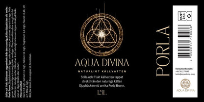 Aqua Divina BIG SPRING WATER BOTTLE  3x 5 Gallon (18,9L)